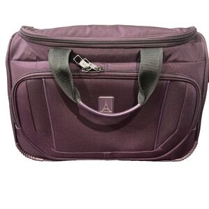 Travelpro Crew VersaPack Deluxe Tote Bag Purple Ballistic Nylon Carry-on Luggage